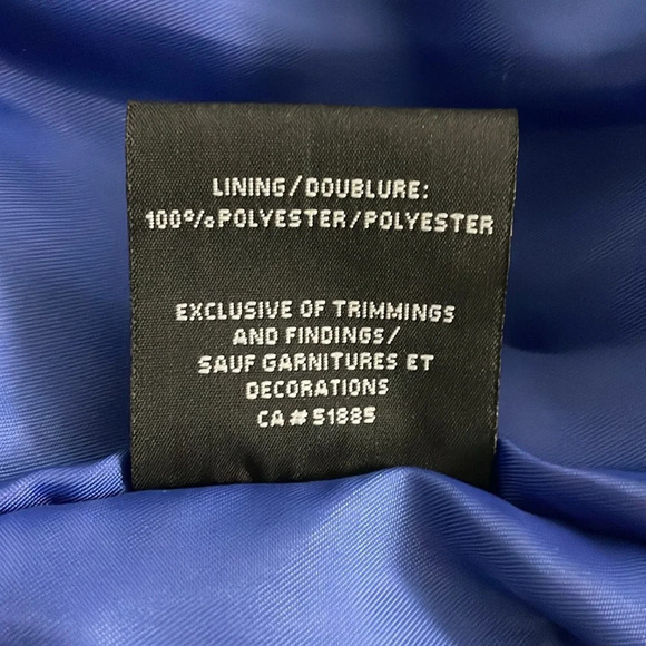 LAMARQUE‎ Women’s Riley Leather Moto Jacket Size XL Blue Asymmetrical NWT - Picture 9 of 12